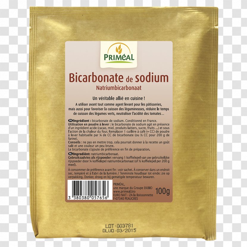 Sodium Bicarbonate Organic Food - Calorie Transparent PNG