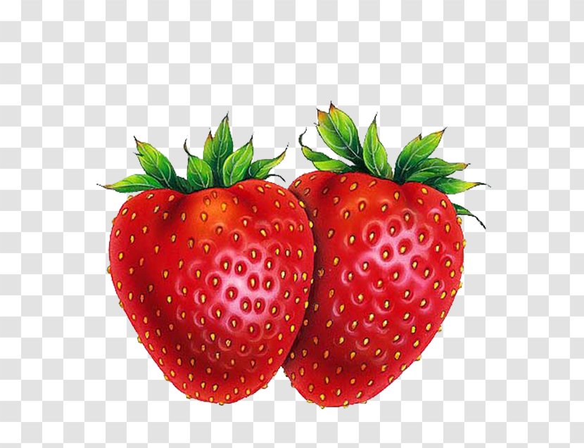 Strawberry Shortcake Drawing Fruit - Punnet Transparent PNG