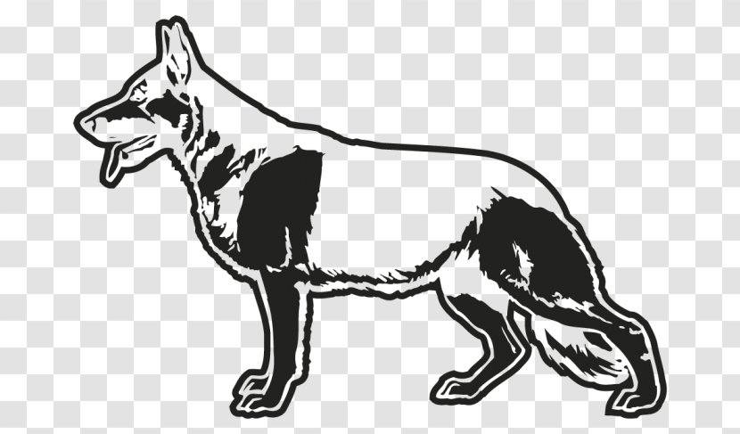 Dog Breed German Shepherd Cat Herding Sticker - Berger Allemand Transparent PNG