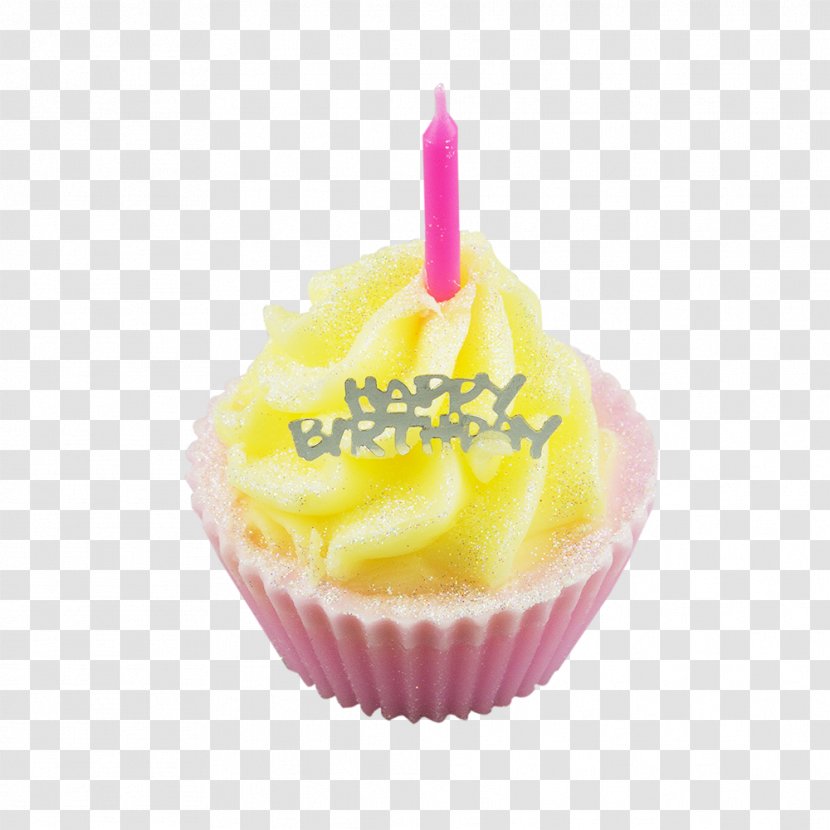 Cupcake Birthday Cake Cream Frosting & Icing Petit Four - Flavor - Cup Transparent PNG
