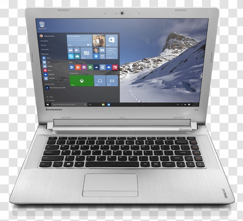 Laptop Lenovo Ideapad 500 (15) Intel Core I5 - I7 Transparent PNG