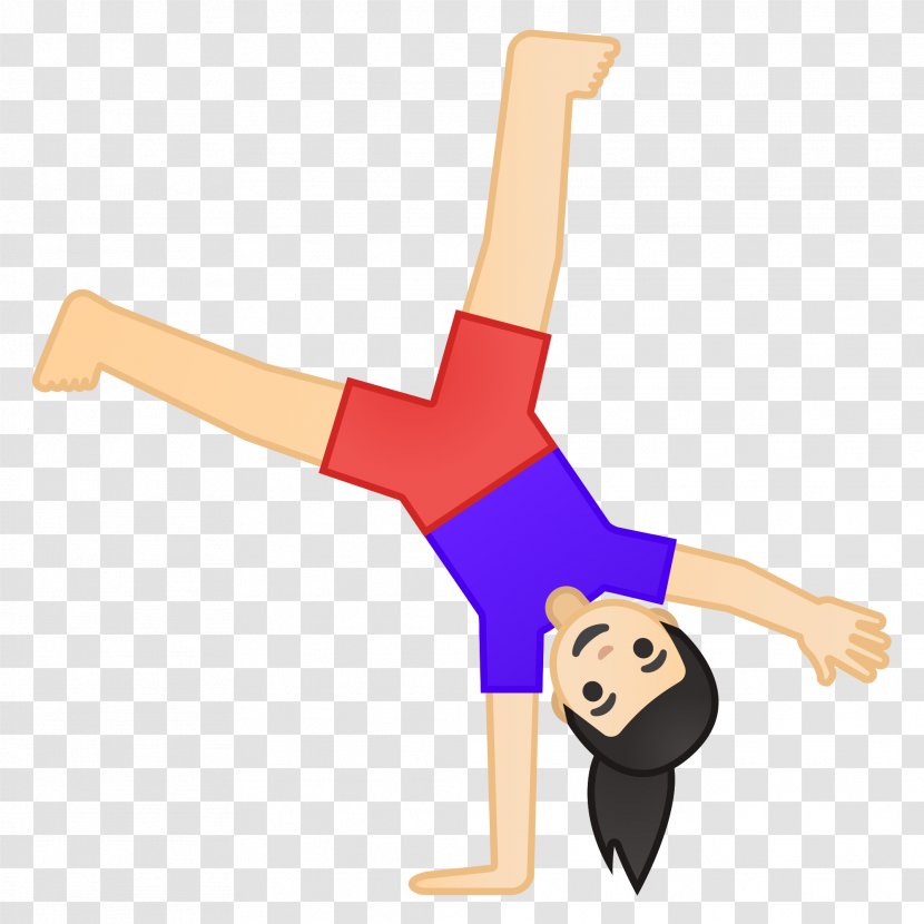Facepalm Emoji - Tumbling Gymnastics - Physical Fitness Sport Aerobics Transparent PNG