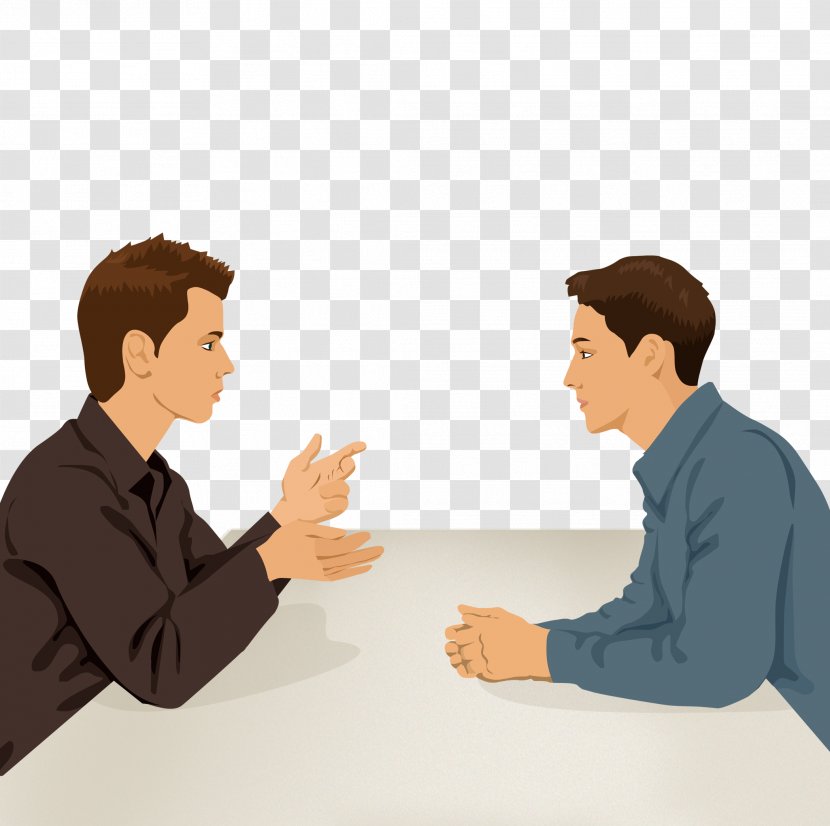 Chemistry Cartoon - Communication - Job Recruiter Transparent PNG