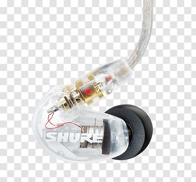 Shure SE215 Headphones Sound Écouteur - Se - Earphones Transparent PNG