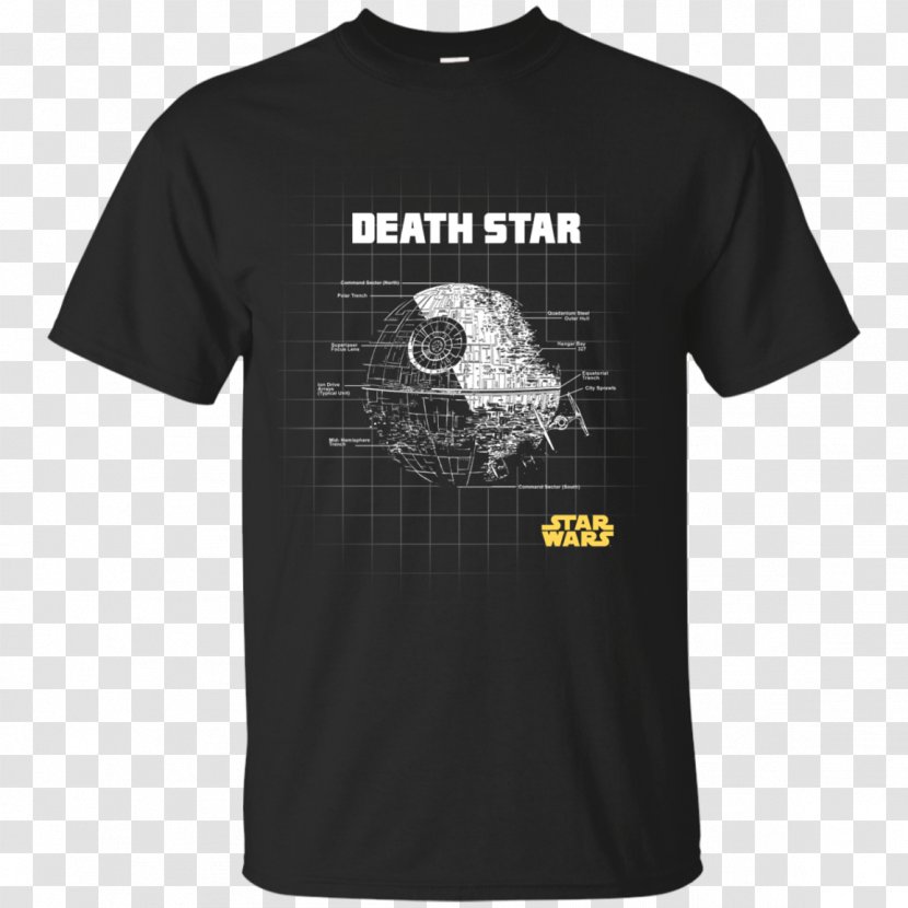 Printed T-shirt Hoodie Neckline - Sweater - Death Star Transparent PNG