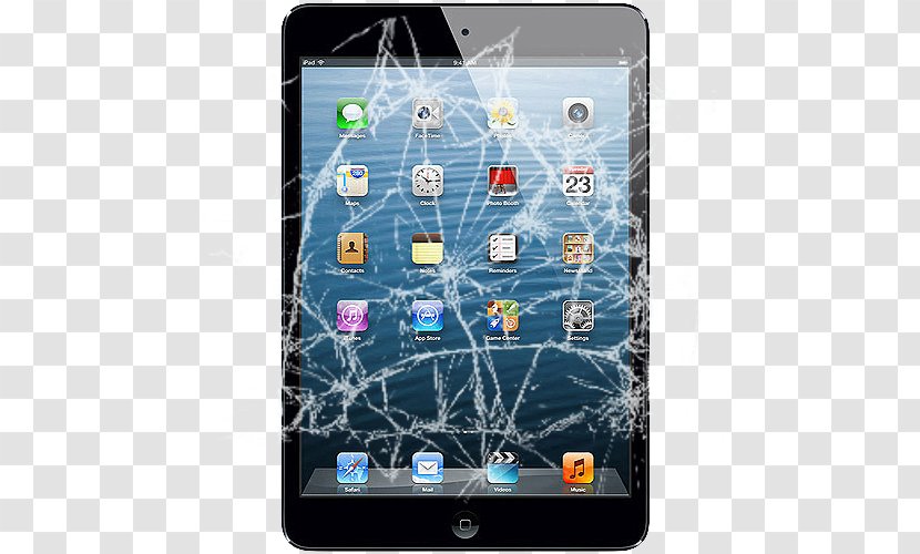 IPad Mini 2 Air Laptop Apple IPod - Ipad - Broken Glass Transparent PNG