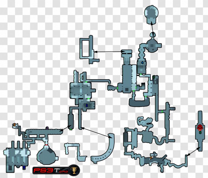 Darksiders II Road Map World Transparent PNG