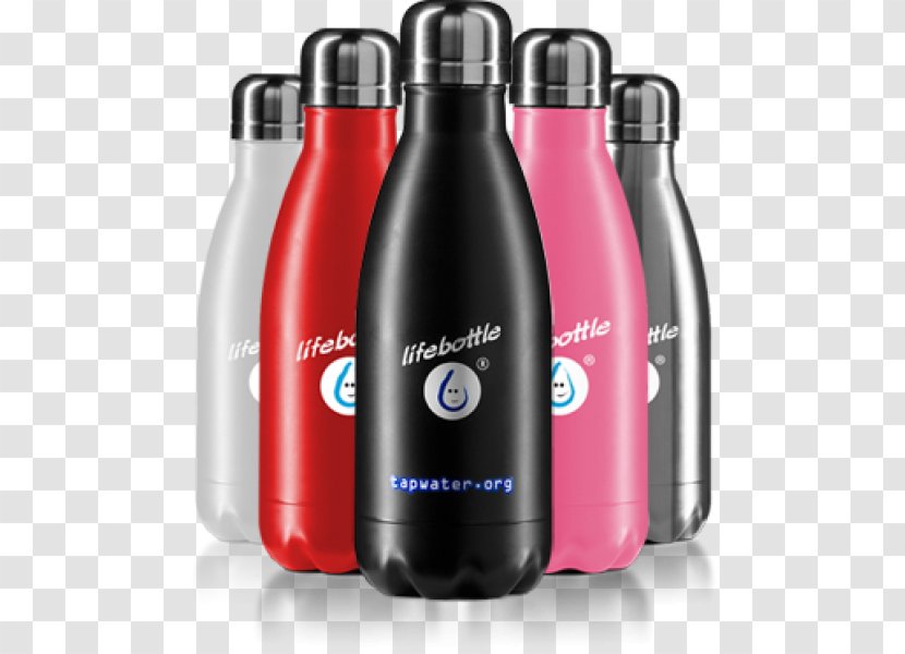 Water Bottles Plastic Bottle Stainless Steel - Reusable Transparent PNG