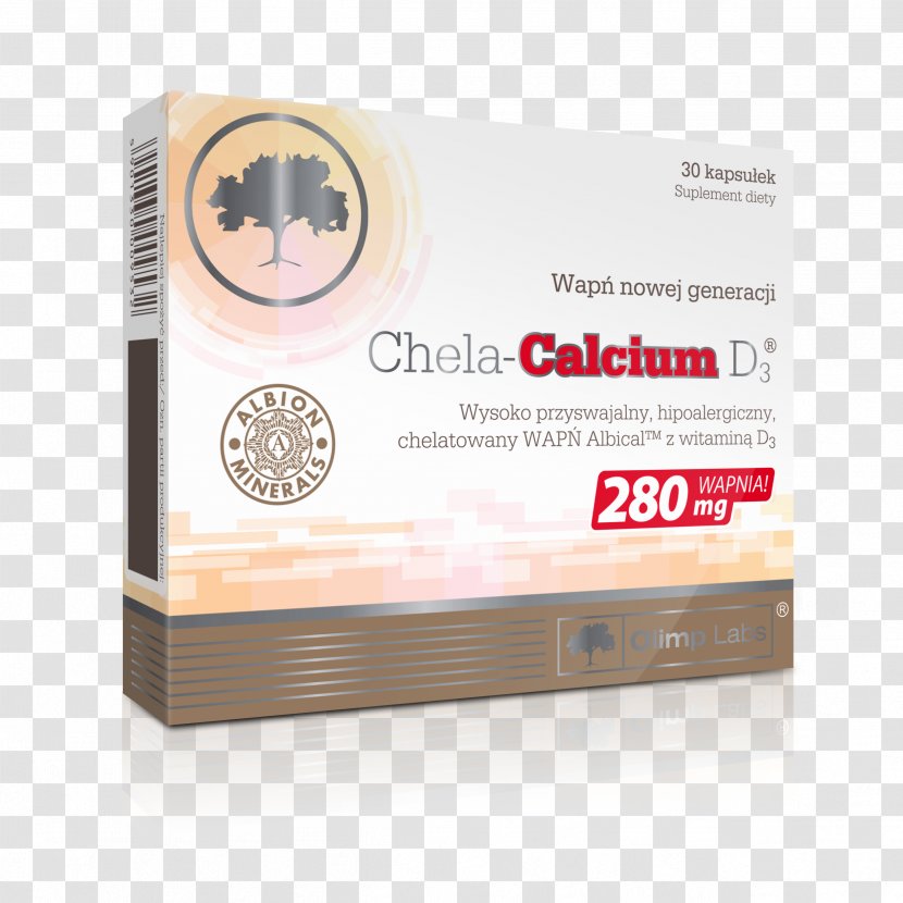 Dietary Supplement Chela-Calcium D3, 30 Kapslar Vitamin D - W,v K[,l Transparent PNG