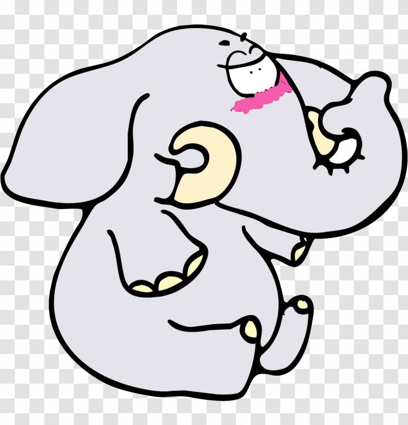 Cartoon CSDN - Baby Elephant Transparent PNG