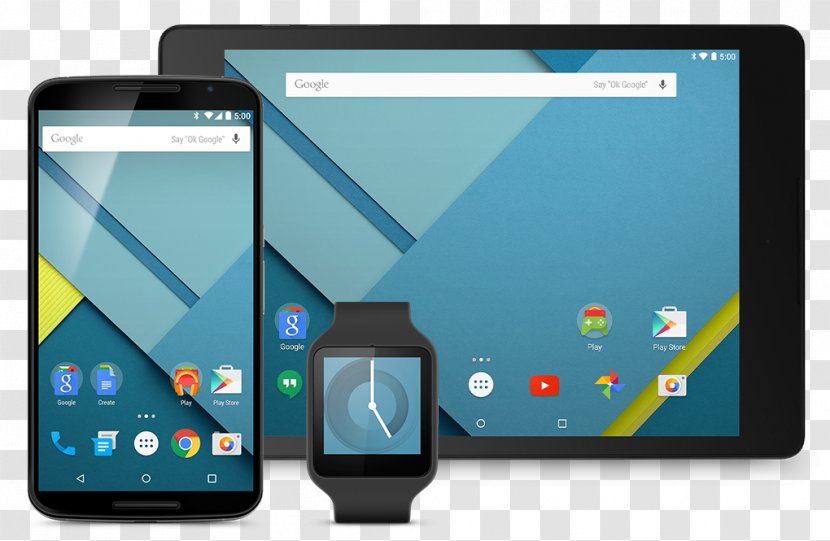Nexus 7 4 5 Android Lollipop - Portable Communications Device Transparent PNG