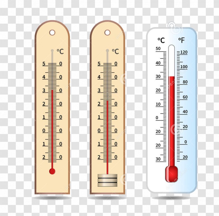 Thermometer Temperature Measuring Instrument Illustration - Cute Transparent PNG