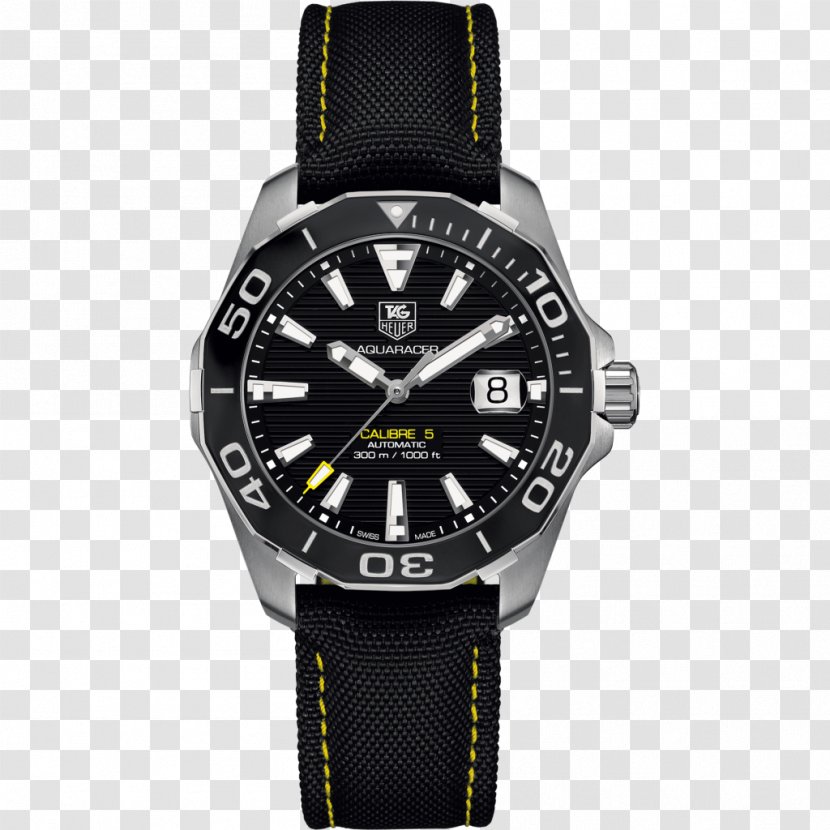 TAG Heuer Aquaracer Calibre 5 Automatic Watch - Tag Carrera Transparent PNG