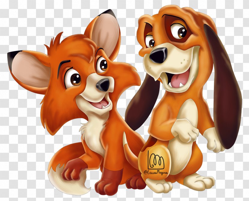 Puppy Dog Breed Fan Art - Fox And The Hound Transparent PNG