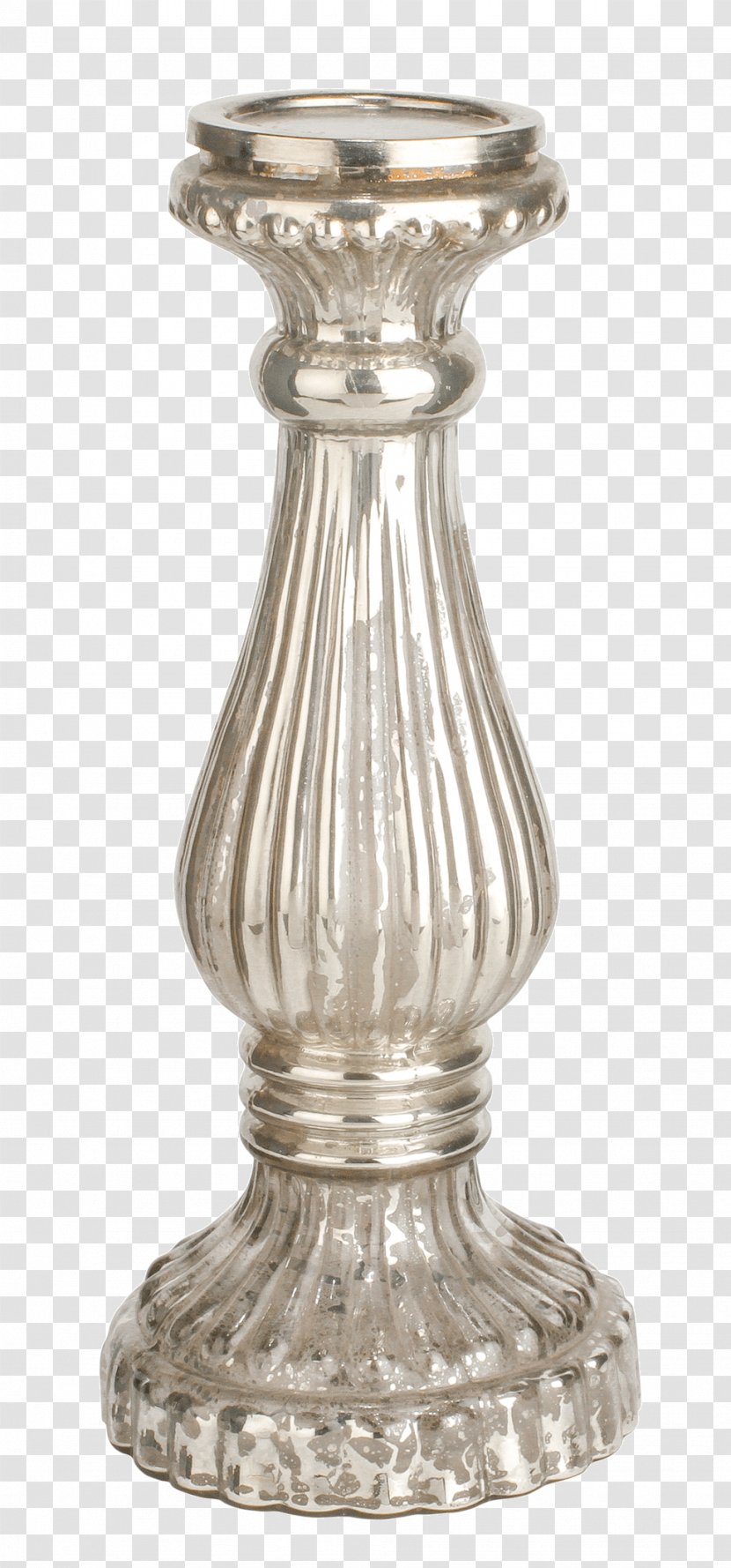 Vase Silver - Flower - Mercury Glass Lamps Transparent PNG