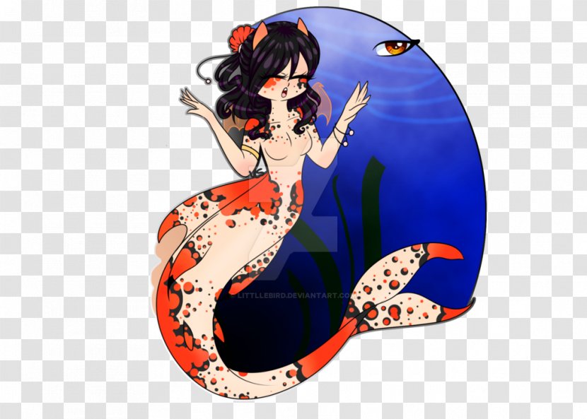 Cartoon Mermaid - Koi Transparent PNG