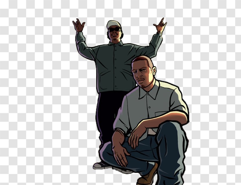 Grand Theft Auto: San Andreas Auto V PlayStation 2 Carl Johnson Video Game - Art - Gta Transparent PNG