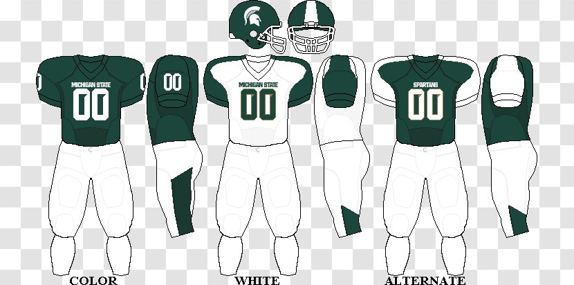 Michigan State University Jersey Spartans Football Wolverines Colorado Rams - White Transparent PNG