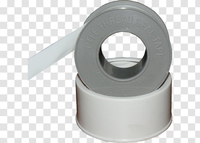 Adhesive Tape Thread Seal Polytetrafluoroethylene Pipe - Tube - Yellow Caution Transparent PNG