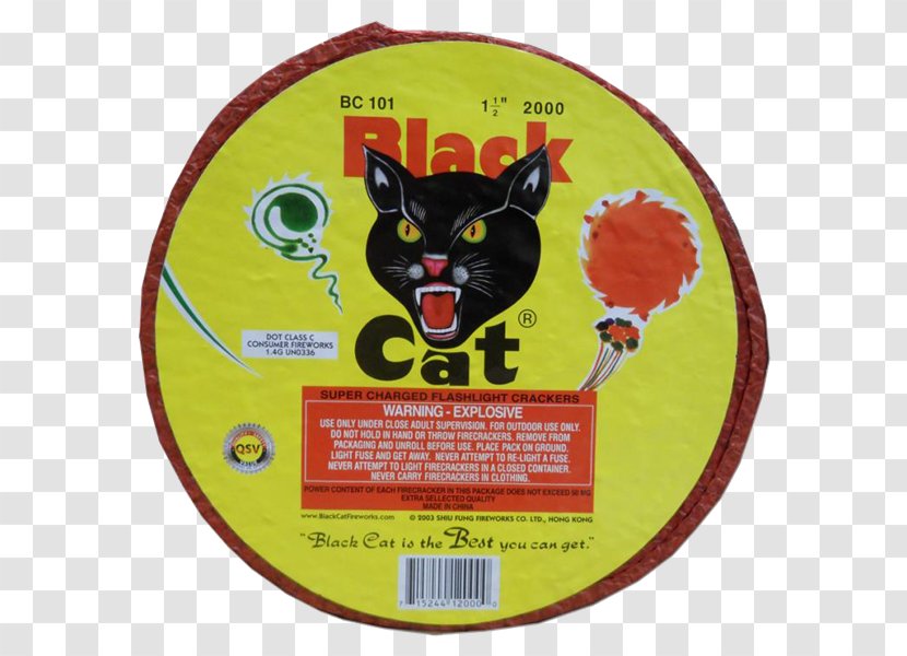 Black Cat Fireworks Ltd. Firecracker Standard Transparent PNG