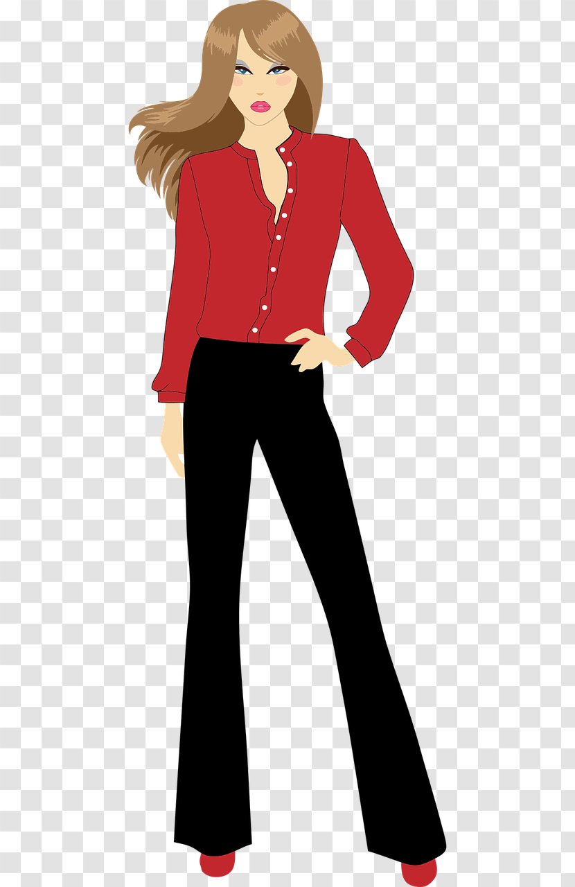 Woman Clip Art - Silhouette - Fashionable Women Transparent PNG