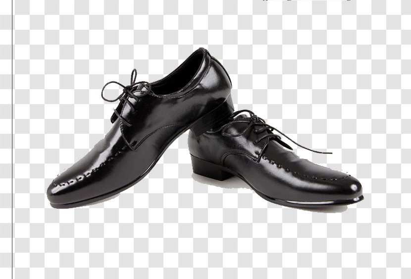 Oxford Shoe Black Leather - Dress - Shoes Transparent PNG