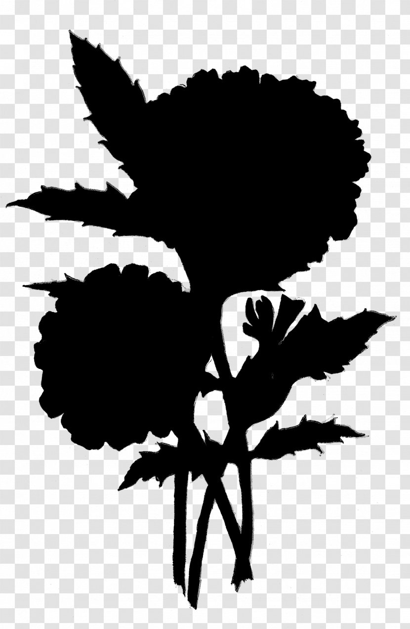 Clip Art Flower Leaf Plant Stem Silhouette - Flowering Transparent PNG