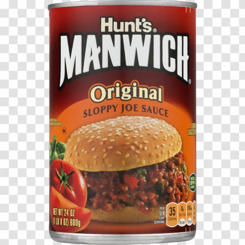 Sloppy Joe Hamburger Manwich Hunt's Sauce - Dish Transparent PNG