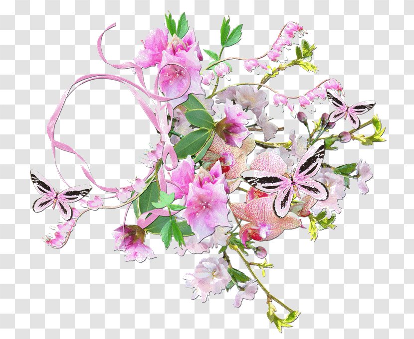 Floral Design Flower Bouquet Pink Cut Flowers - Arranging Transparent PNG