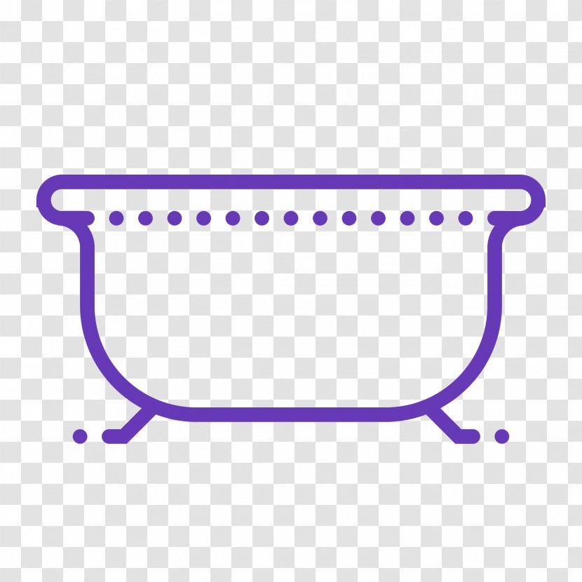 Hot Tub Bathtub Shower - Violet - Sewing Needle Transparent PNG