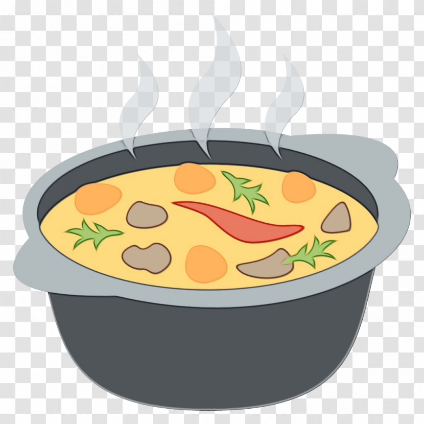 Soup Food Dish Cauldron Cookware And Bakeware - Fried Egg Hot Pot Transparent PNG