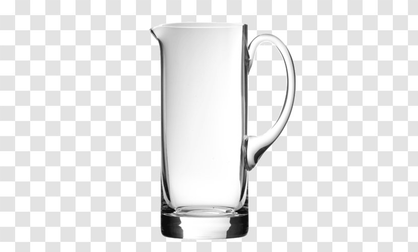 Jug Pint Glass Highball Mug - Drinkware Transparent PNG