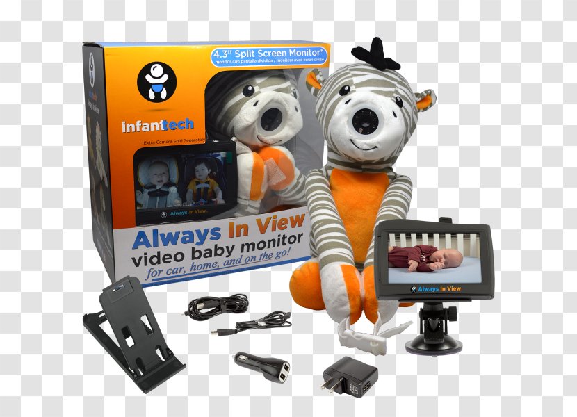 Baby Monitors Car Infant Video Levana Alexa - Zebra Transparent PNG