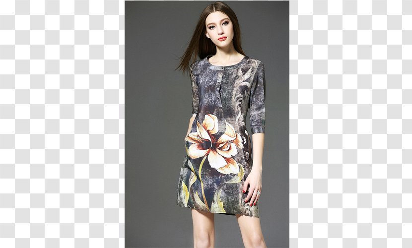Fashion Sleeve Dress - Họa Tiết Transparent PNG