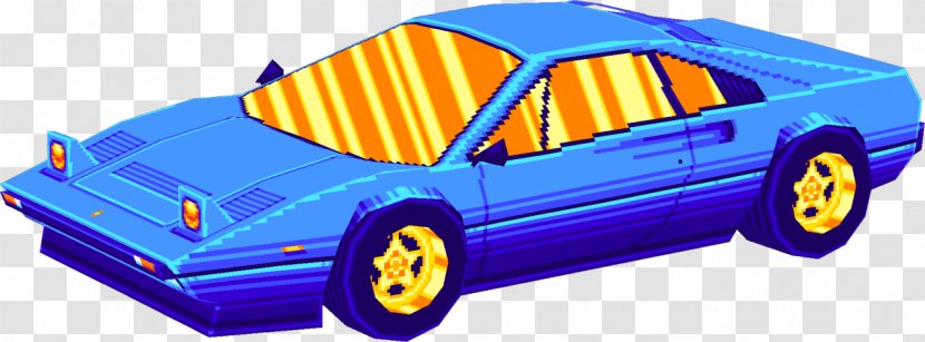 Drift Stage Ferrari 328 Car 1980s Rendering - Super Systems Softworks - Auto Transparent PNG