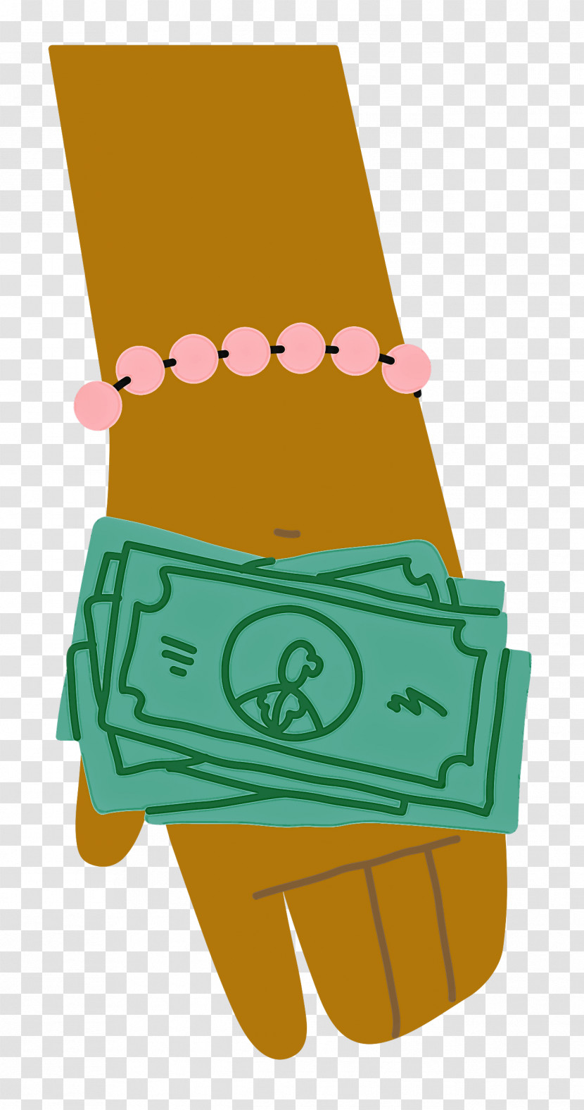 Hand Giving Cash Transparent PNG