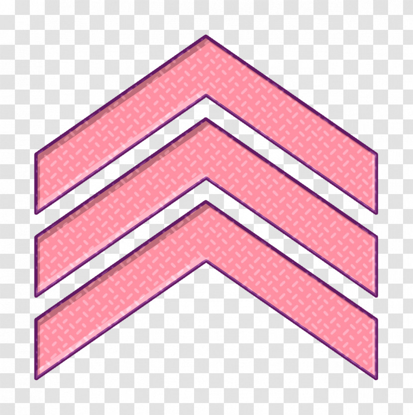Arrows Icon Chevrons Icon Military Fill Icon Transparent PNG