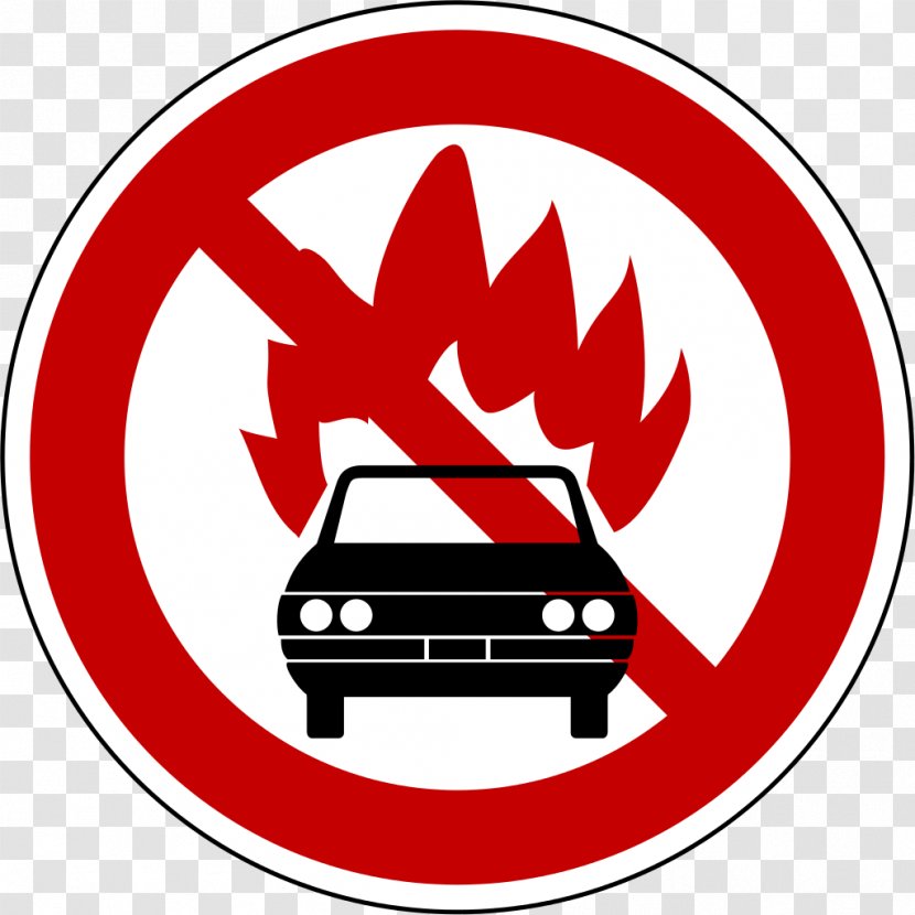 Car Prohibitory Traffic Sign Vehicle - Dangerous Goods Transparent PNG