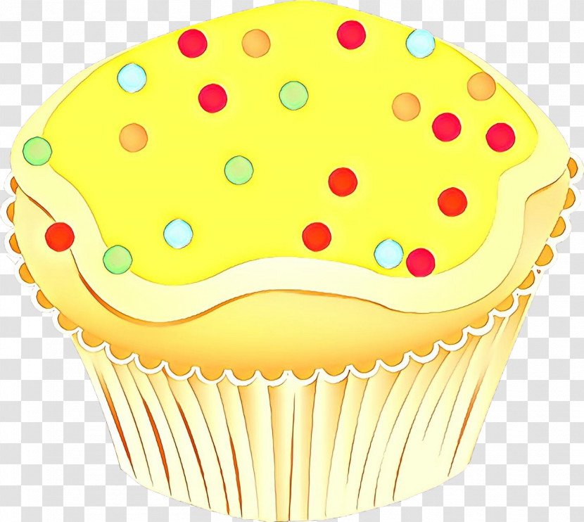 Baking Cup Yellow Cupcake Cookware And Bakeware Muffin Transparent PNG