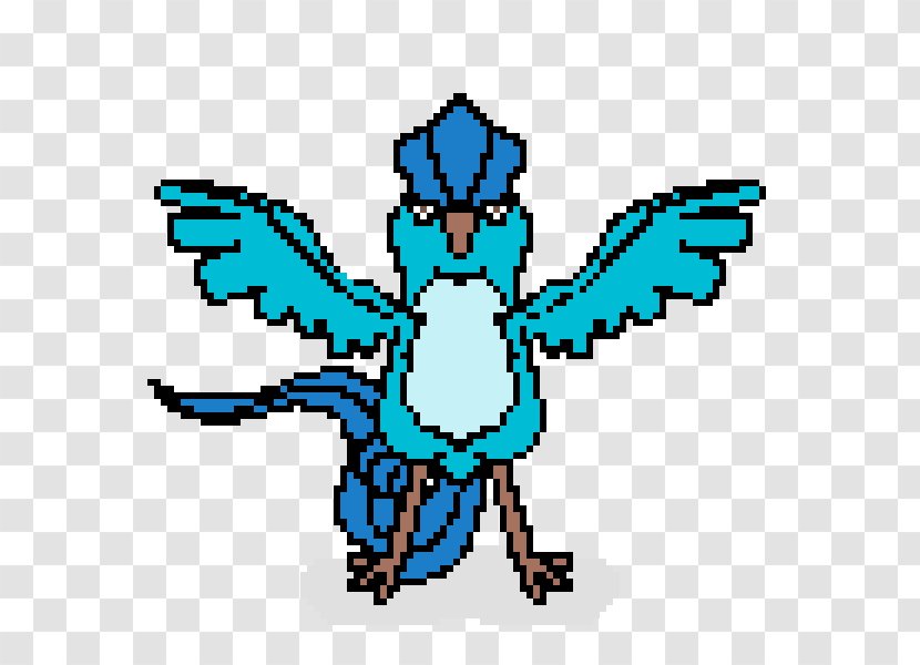 Image Clip Art Pixel - Line - Articuno Design Element Transparent PNG