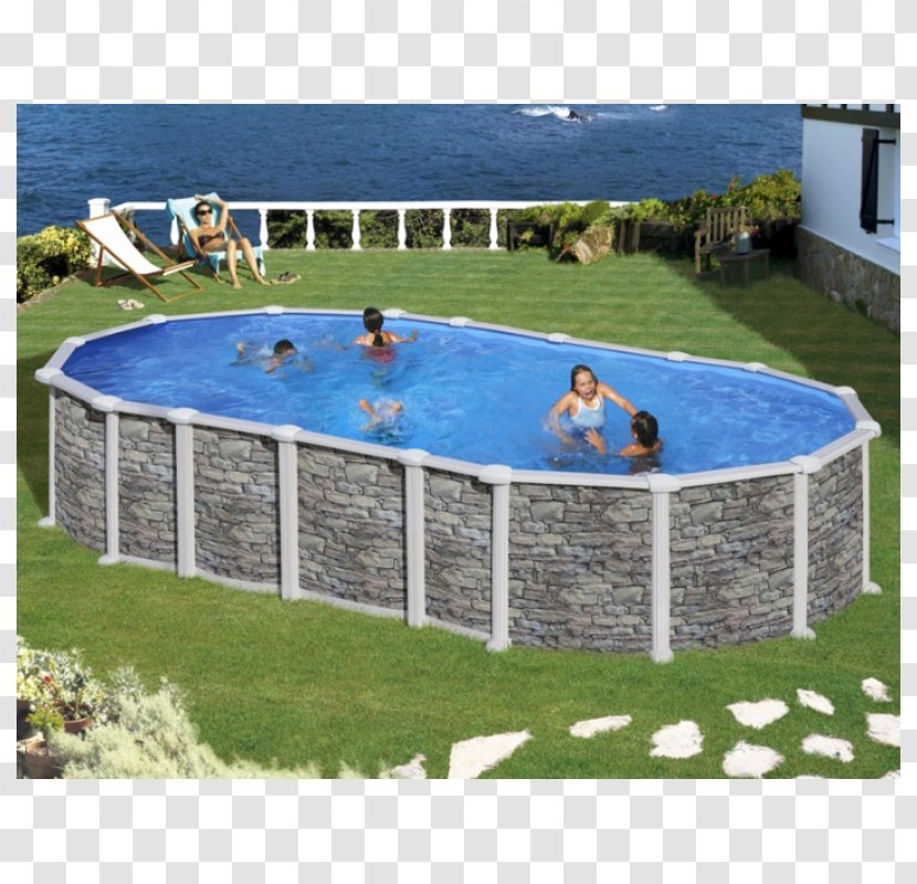 Swimming Pool Santorini Mykonos Stone Oval - Leisure Transparent PNG