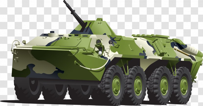 Military Vehicle Tank Royalty-free - Royaltyfree - Vector Hand-painted Tanks Transparent PNG