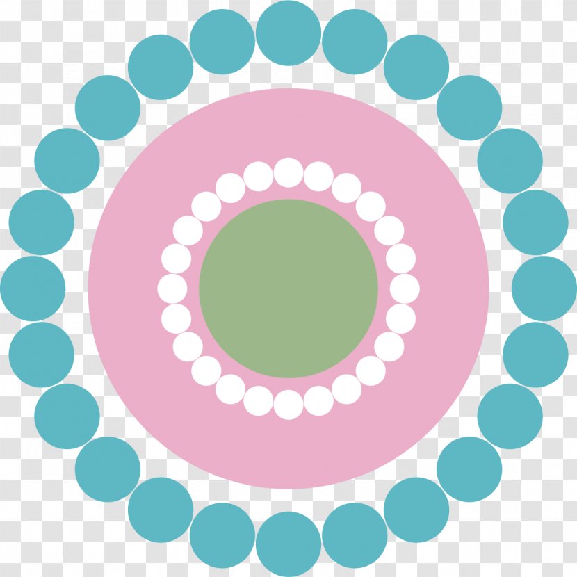 Circle Software Design Pattern - Pink - Dot Dashed Creative Transparent PNG