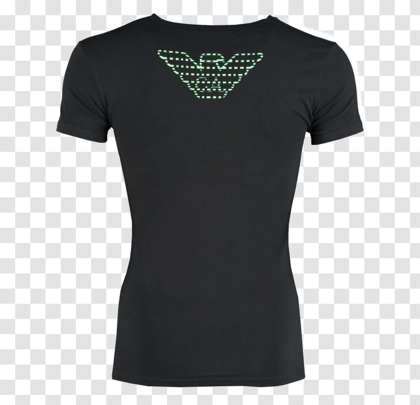 T-shirt Clothing Sleeve Armani Crew Neck Transparent PNG