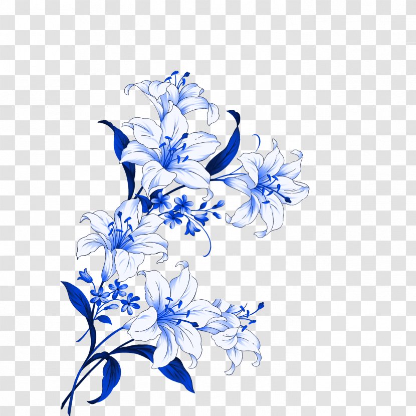 Blue Download - Gratis - Lily Transparent PNG