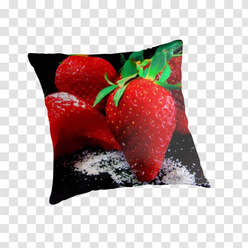 Strawberry Throw Pillows Cushion - Strawberries - Rubbish Transparent PNG