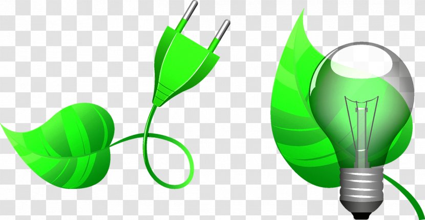 Brand Natural Environment Font - Leaf - Save Electricity Transparent PNG