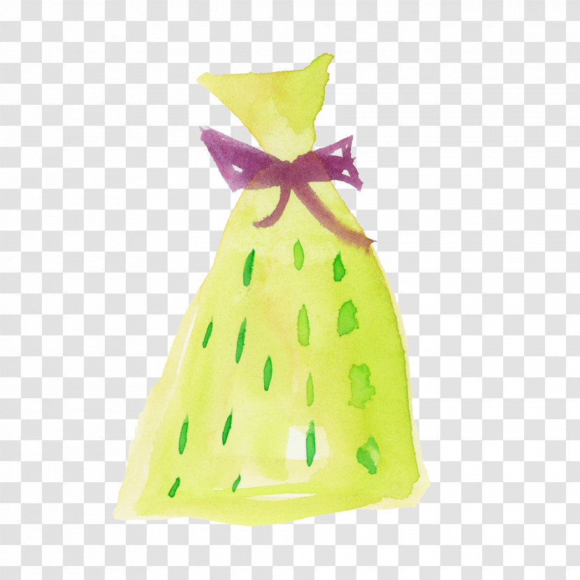 Green Yellow Dress Party Supply Party Favor Transparent PNG