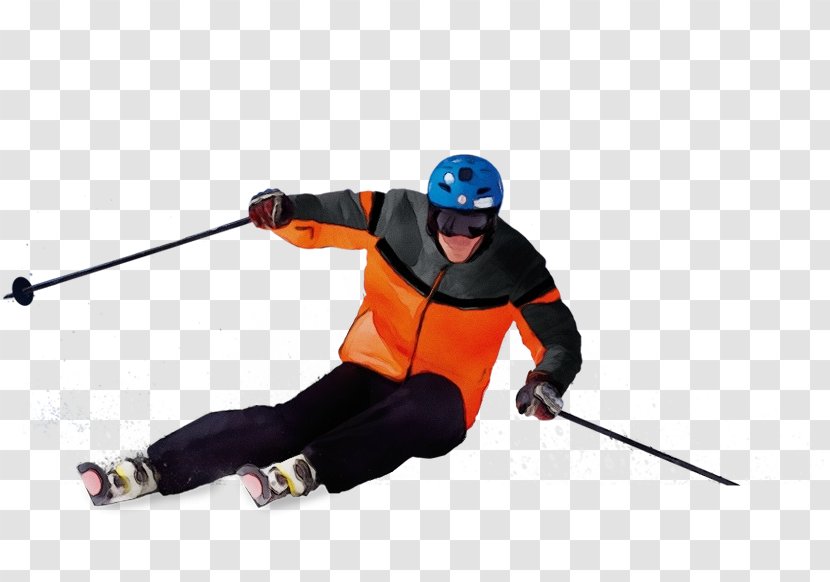 Skier Ski Equipment Pole Sports - Alpine Skiing Outdoor Recreation Transparent PNG