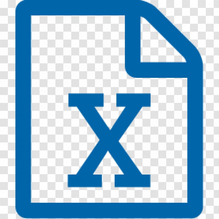 Microsoft Excel - Electric Blue Transparent PNG